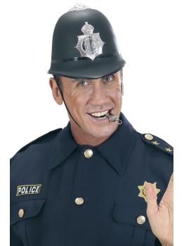 Gorro de Policía Ingles Bobby plástico duro