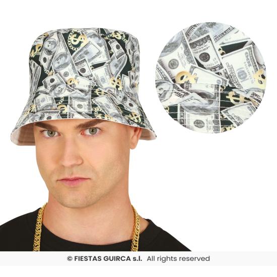 Gorro Dollar Verde y Blanco - Sombrero de Fiesta para Adultos