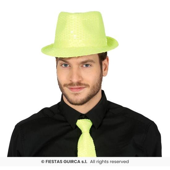 Gorro gánster de lentejuelas para adultos
