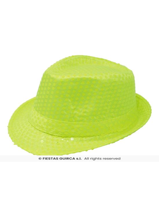 Gorro gánster de lentejuelas para adultos