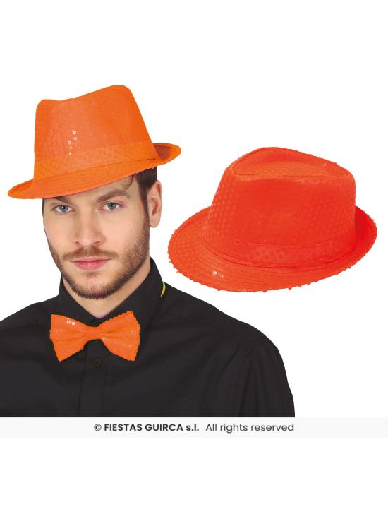 Gorro gánster de lentejuelas para adultos