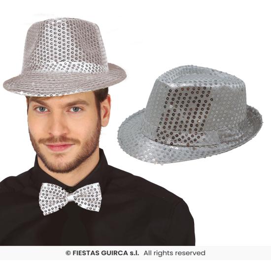 Gorro gánster de lentejuelas para adultos