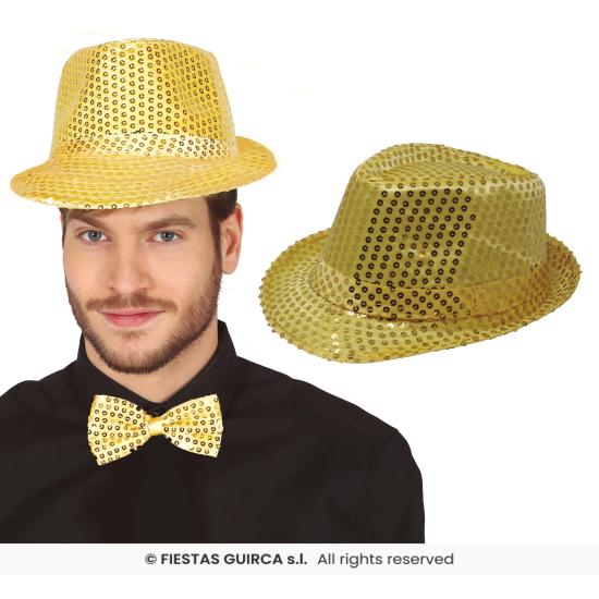 Gorro gánster de lentejuelas para adultos