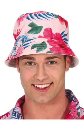 Gorro Hawaiano Flamencos
