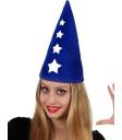 Gorro o Sombrero Azul con Estrellas de Mago