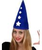 Gorro o Sombrero Azul con Estrellas de Mago