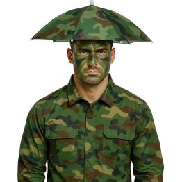 Gorro Paraguas Militar Verde (70 cm)