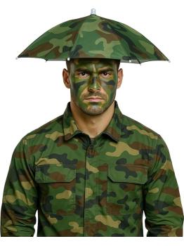 Gorro Paraguas Militar Verde (70 cm)