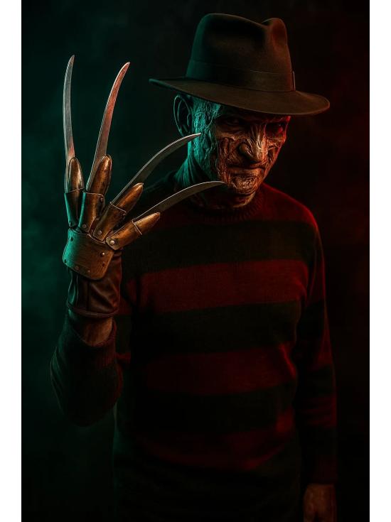 Guante de metal de Freddy Krueger Deluxe