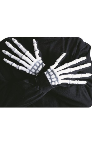 Guantes 3D de Esqueleto Fluorescentes