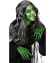 Guantes 3D Verdes para disfraces de terror