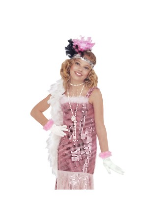 Guantes Blancos Glamour para niñas