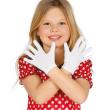 Guantes Blancos infantiles 19 cm