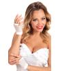 Guantes sin dedo Red Blancos