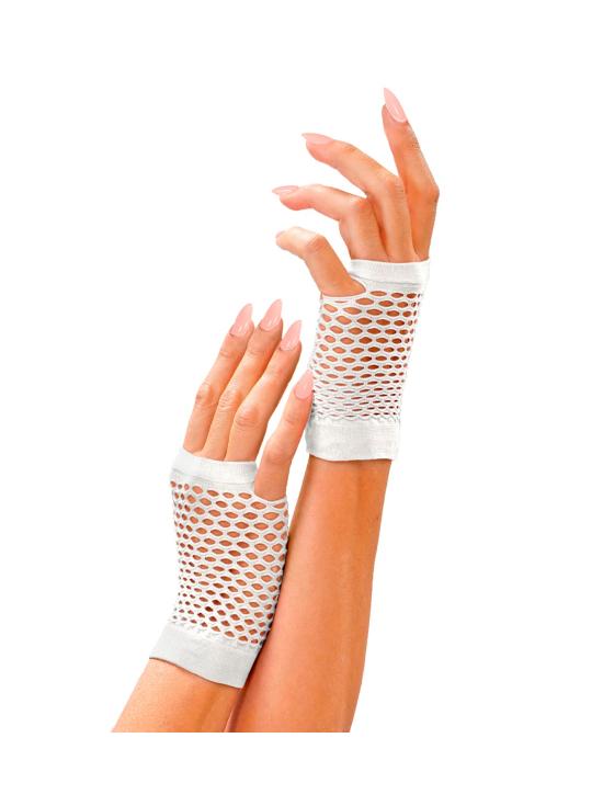 Guantes sin dedo Red Blancos