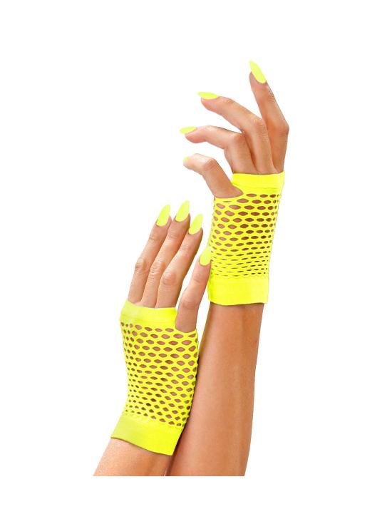 Guantes sin dedo Red Fluorescentes Amarillos