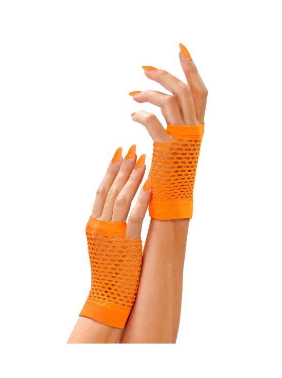 Guantes sin dedo Red Fluorescentes Naranja