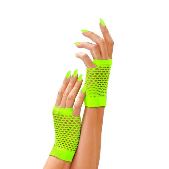 Guantes sin dedo Red Fluorescentes Verde