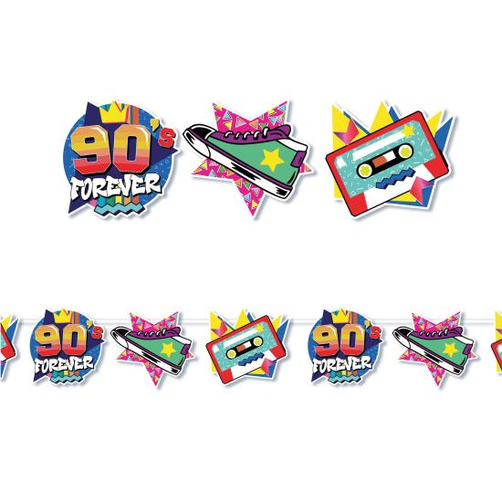 Guirnalda Años 90 de 300 cms