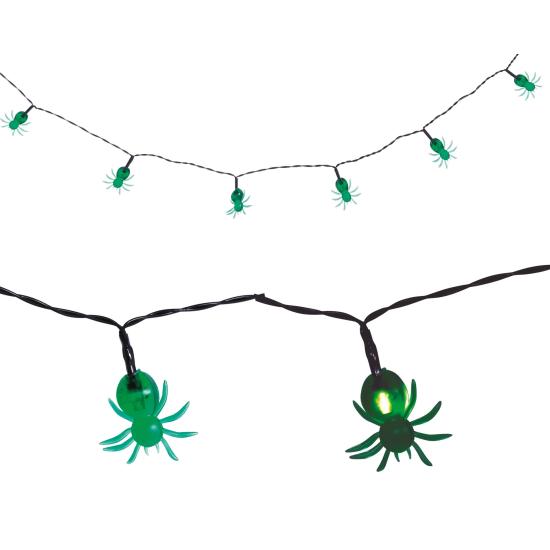 Guirnalda con Luz Led  Pilas 10 Arañas