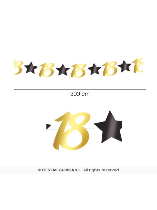 Guirnalda cumpleaños, 300 cm