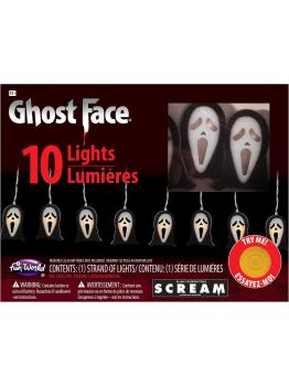 Guirnalda de luces Ghost Face Scream con licencia oficial – 10 luces