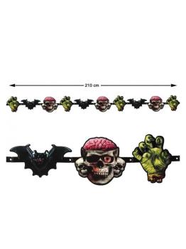 Guirnalda Halloween Zombie 210 cms