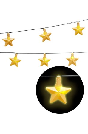 Guirnalda Luminosa Estrella 2,5 cms-10 luci a Baterias.