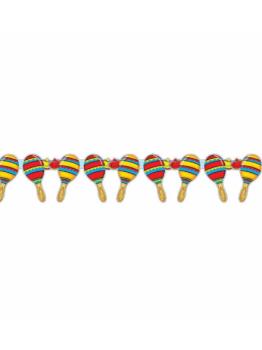 Guirnalda Maracas Mexicanas 3m