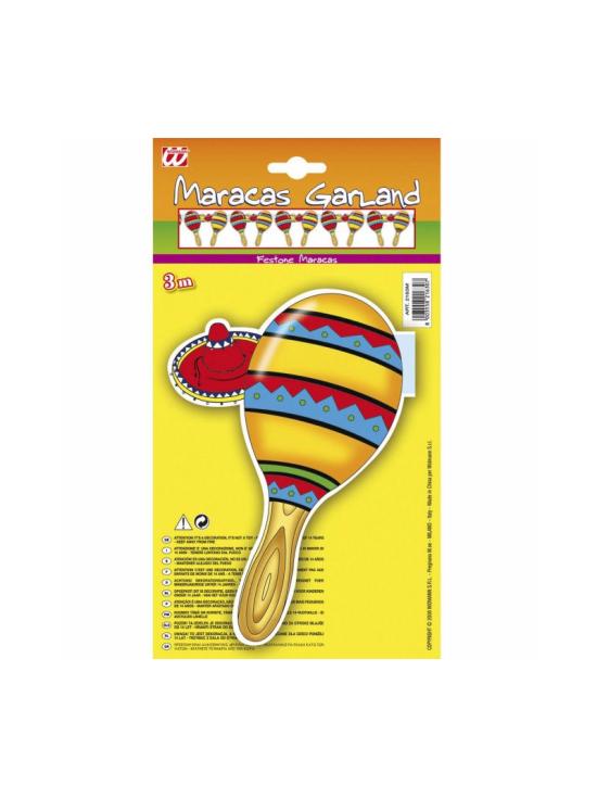 Guirnalda Maracas Mexicanas 3m