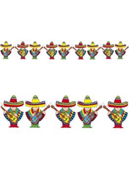 Guirnalda Mariachis Mexicanas 3 m .