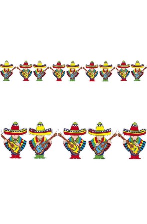 Guirnalda Mariachis Mexicanas 3 m .