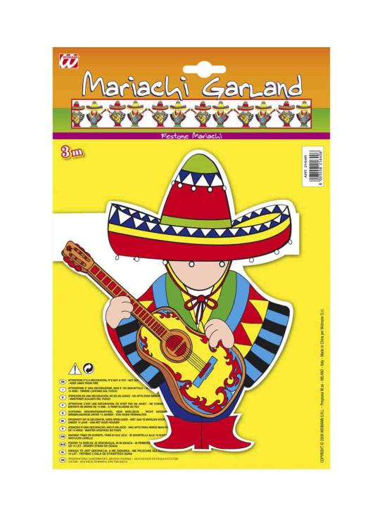 Guirnalda Mariachis Mexicanas 3 m .