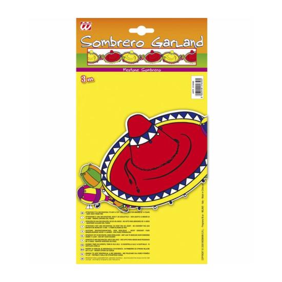 Guirnalda Sombrero  Mexicanas 3m