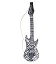 Guitarra hinchable zebra negra y blanca  107 cm C-1