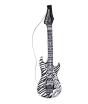 Guitarra hinchable zebra negra y blanca  107 cm C-1