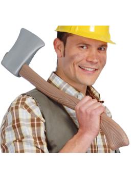 Hacha leñador para disfraces 60 cms