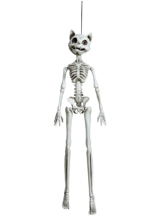 Halloween Gato Esqueleto 37cm