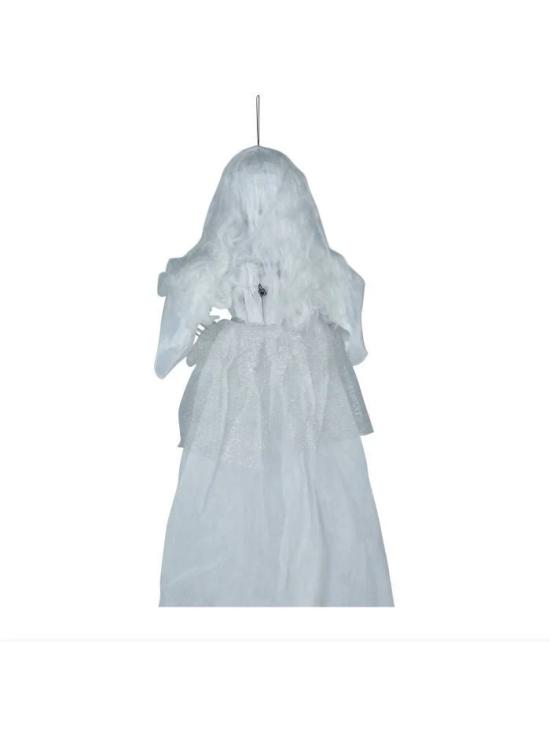 Halloween Muñeca Esqueleto Novia Con Luz Y Sonido 90cm