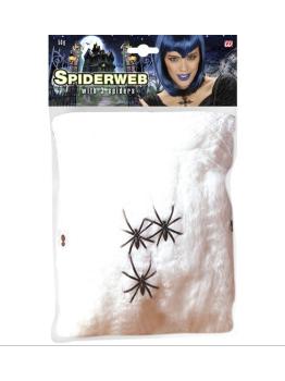 Telaraña Blanca de 50gr 3 arañas