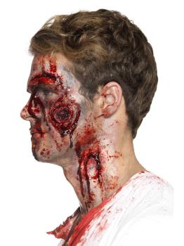 Heridas sangrientas de látex, deluxe, Marrón