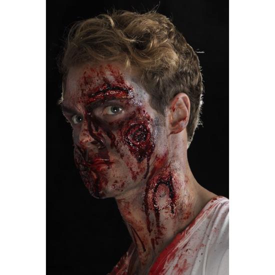 Heridas sangrientas de látex, deluxe, Marrón