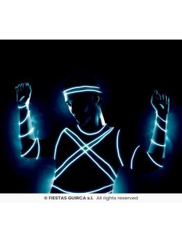 Hilo LED 5 Metros – Blanco y Azul