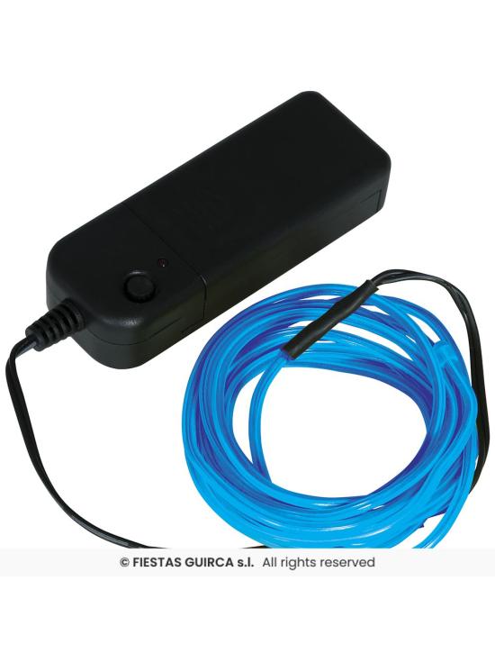 Hilo LED 5 Metros – Blanco y Azul