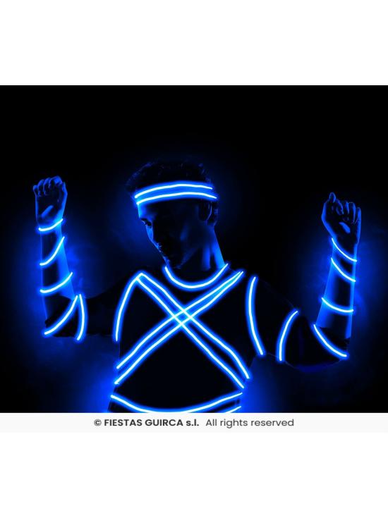 Hilo LED 5 Metros – Blanco y Azul