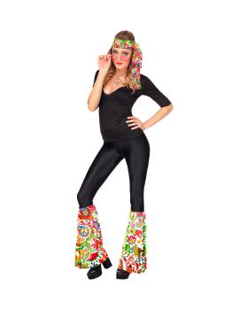 Hippie Set 60s / 70s, diadema y guanteletes, hippie, reggae, flower power