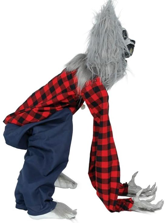 Hombre Lobo Halloween con Luz, Sonido y Movimiento 90 cm