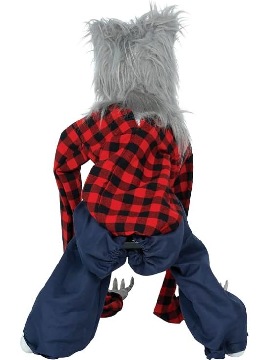 Hombre Lobo Halloween con Luz, Sonido y Movimiento 90 cm