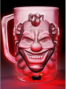 Jarras 700 ml con Luz Led para Halloween Payaso asesino