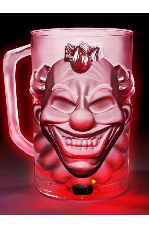 Jarras 700 ml con Luz Led para Halloween Payaso asesino
